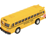 5" Die-Cast Pull Back Classic School Bus
