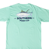 Size 10 LAST ONE Youth Underwater Tuna Tee - Spearmint