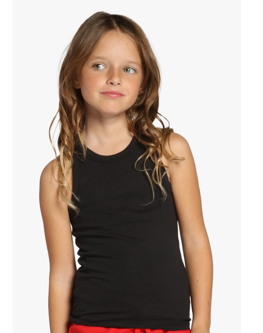 Girls Basic Tank Top - Black