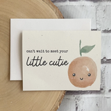 Baby Shower Card | Little Cutie