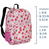 Strawberry Patch Backpack - 16 Inch