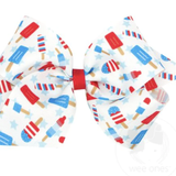 Patriotic Popsicle Print White - Size Options