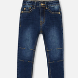 Stretch Denim Pants- Navy Denim