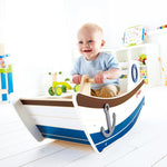 High Seas Boat Rocker baby boy toy wooden rocking horse