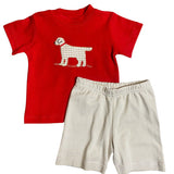 Winston Short Set - Red Stripe Lab