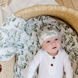 Fern Knit Swaddle Blanket