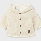 Faux Wool Baby Coat - Cotton