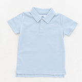 Light Blue Knit Polo