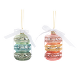 Holiday Macaron Ornaments - Color Options