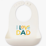 I Love Dad Wonder Bib