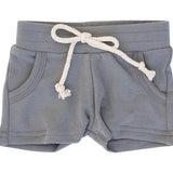 Slate Cotton Pocket Shorts