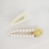 Happy Pearl Hair Clips