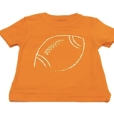 S/S Orange Football T-Shirt