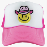 Cowboy Hat Happy Face Western Foam Hat