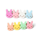 Cute Bunny Pastel Colors Alligator Clip