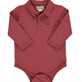 Persimmon Pique Seymour Polo Onesie