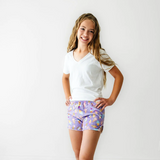 14/16 ONLY Plush Shorts - Purple Ice Cream