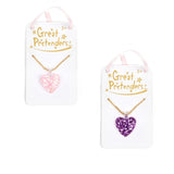 Glitter Heart Necklace