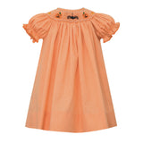 Halloween Micro Check Smocked Bishop Dress