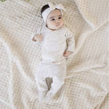 Cream Vines Cotton Layette Set