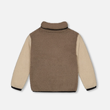 Sherpa Half Zip Pullover with Pocket