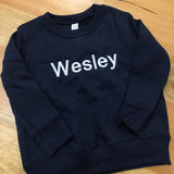 Custom Toddler Sweatshirt - Navy Blue