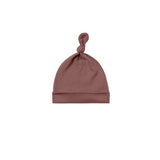 Knotted Baby Hat | Plum