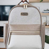 Vanilla Latte Itzy Mini Diaper Bag Backpack