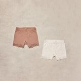 Cartwheel Shorts | Ivory, Mocha