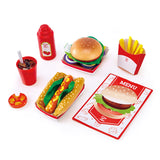 Wooden Fast Food Set