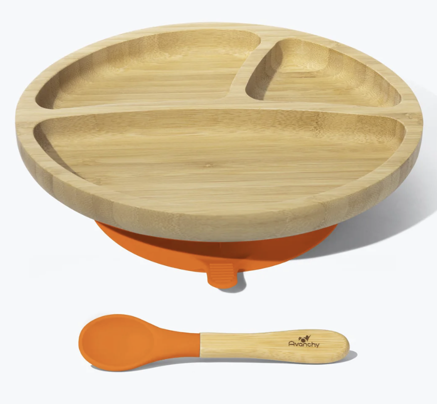 Avanchy Bamboo Toddler Plates | Color Options