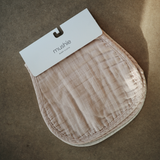 Muslin Burp Cloth 2pk - Blush/Fog