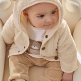 Faux Wool Baby Coat - Cotton