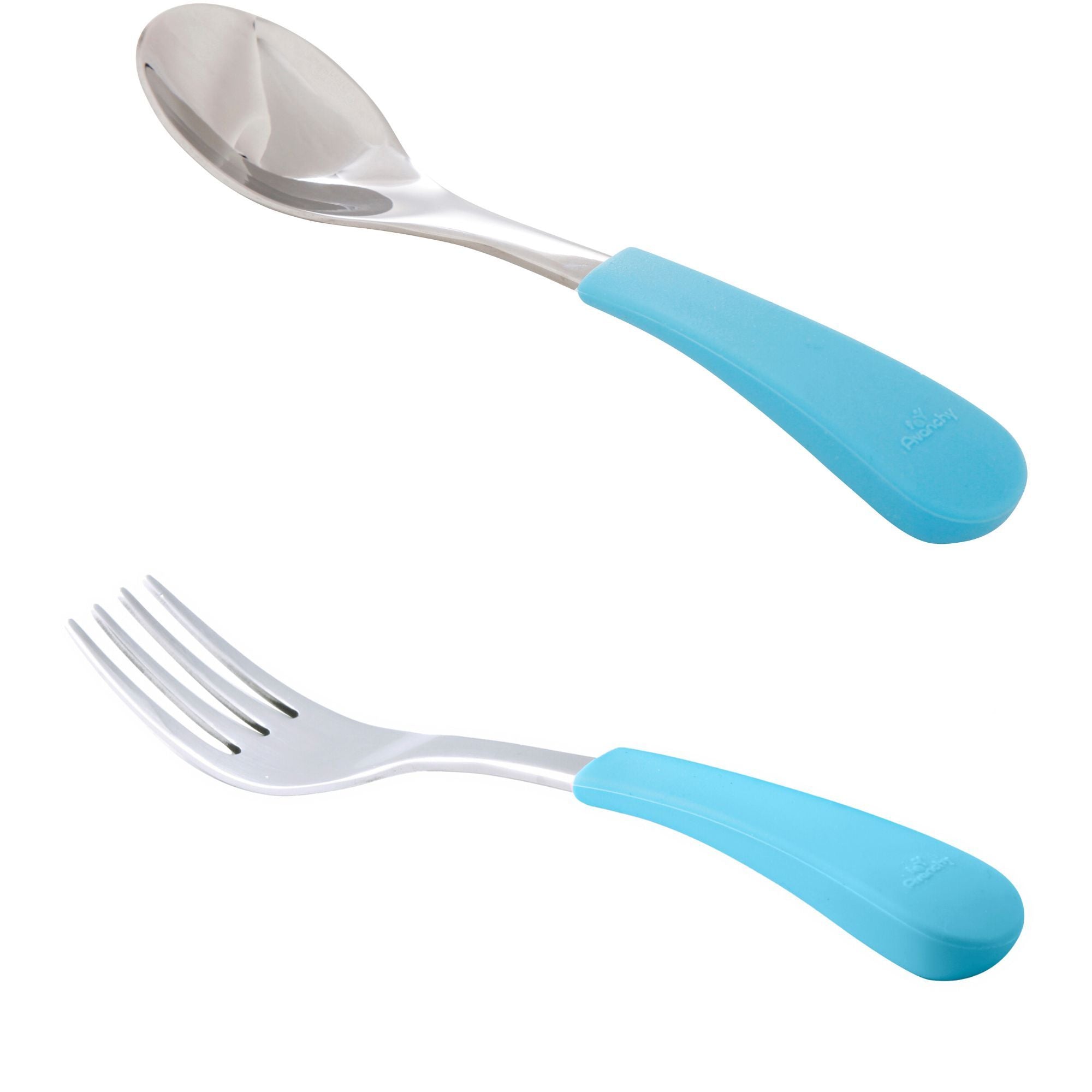 Avanchy Stainless Steel Fork/Spoon 2PK | Color Options