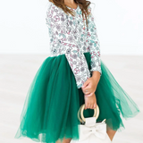 Mints & Mistletoe L/S Tutu Dress