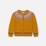 Icelandic Knitted Cardigan - Golden Nugget