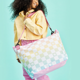 Ombre Checkerboard Weekender Bag