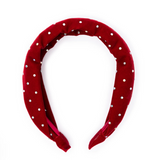 Sparkle Red Velvet Headband