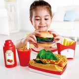 Wooden Fast Food Set