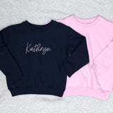 Custom Toddler Sweatshirt - Navy Blue