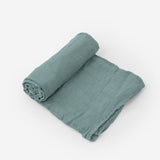 Deluxe Muslin Swaddle Blanket - Spruce