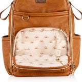 Cognac Boss Plus™ Backpack Diaper Bag