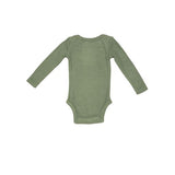 Rib Oil Green Bodysuit