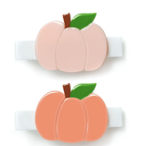 Pumpkins Coral Alligator Clips