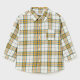 Long Sleeve Checkered Shirt - Menta