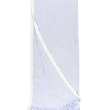 Periwinkle Blue Seersucker Beach Towel