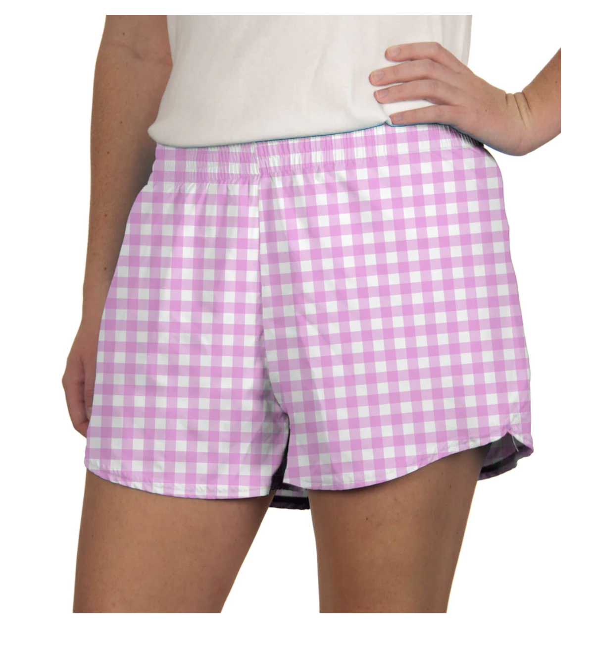 Steph Shorts | Pink Gingham