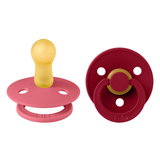 BIBS Pacifier Original 2PK | Coral / Ruby Size