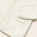 White Knit Cardigan