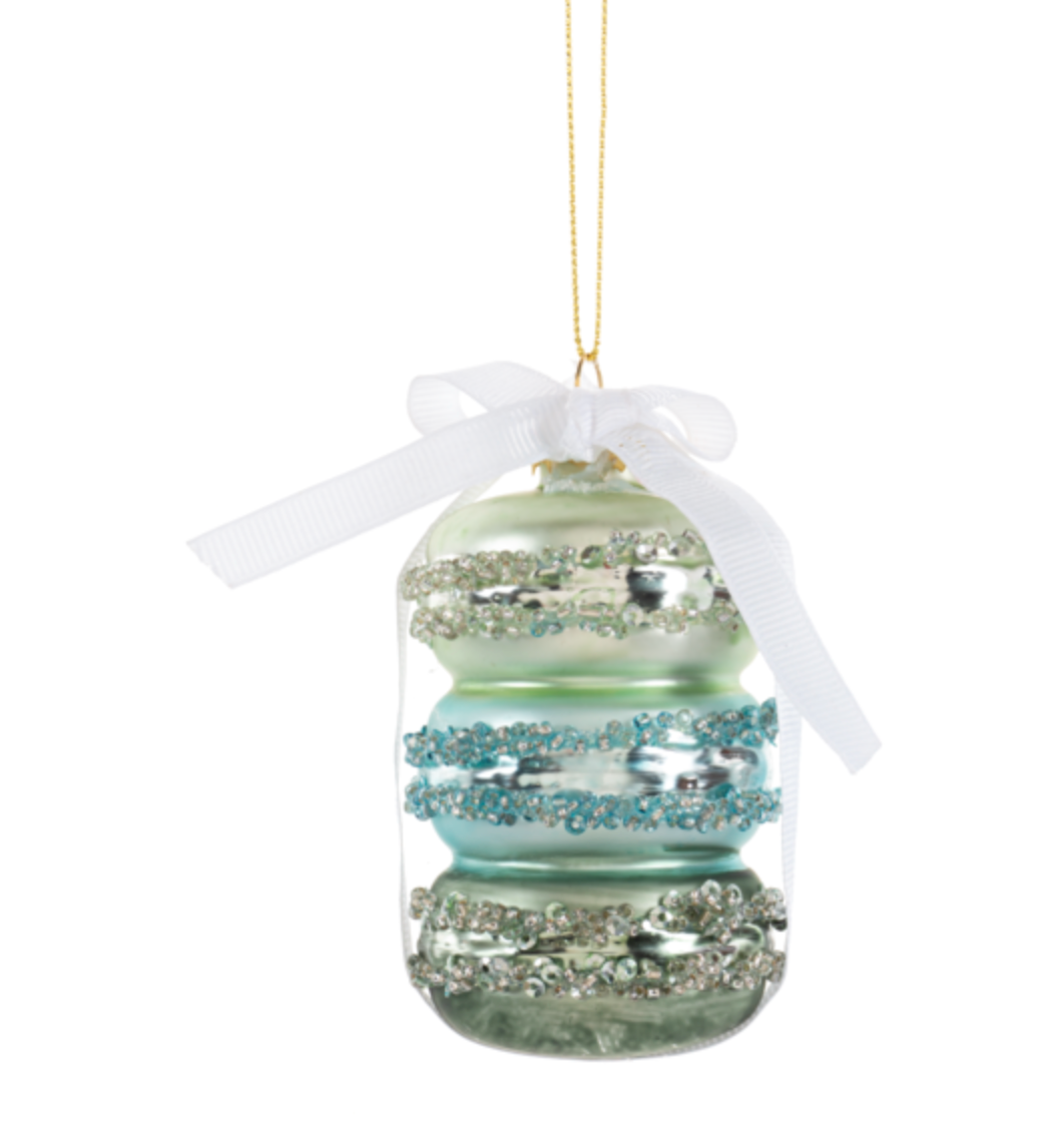 Holiday Macaron Ornaments - Color Options